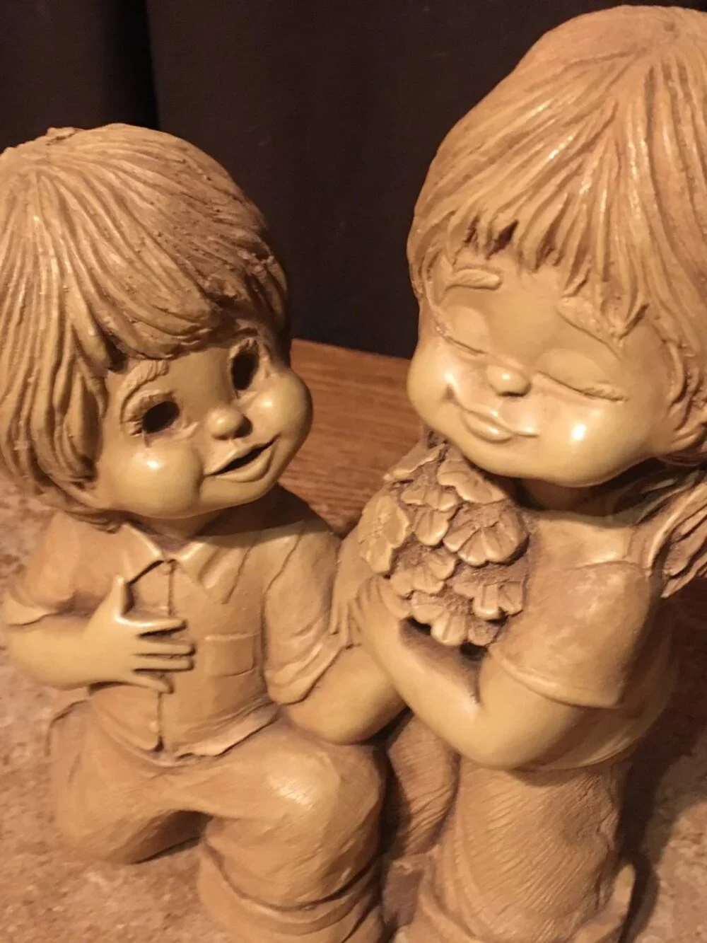 FANNYKINS FIGURINE BILL MACK SOLAR STATUARY THE PROPOSAL BOY AND GIRL